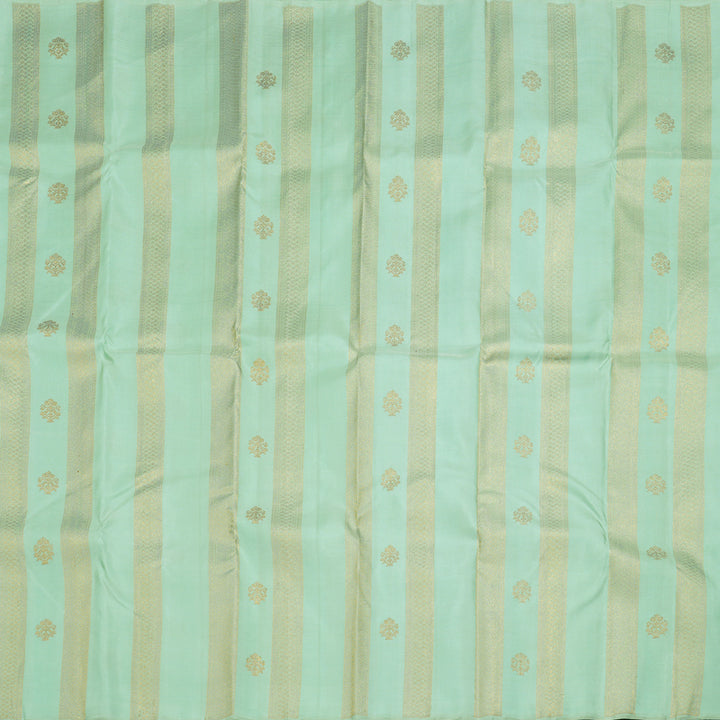 Hayagrivas Pastel Green Handloom Kanjivaram Silk Saree KBD1532A13-1