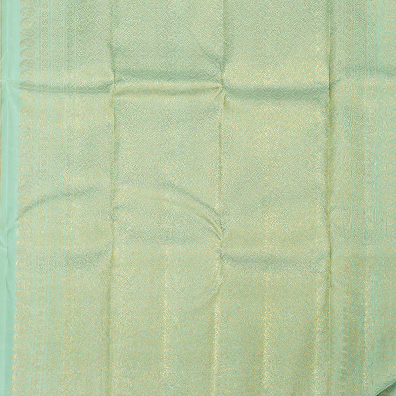 Hayagrivas Pastel Green Handloom Kanjivaram Silk Saree KBD1532A13-1
