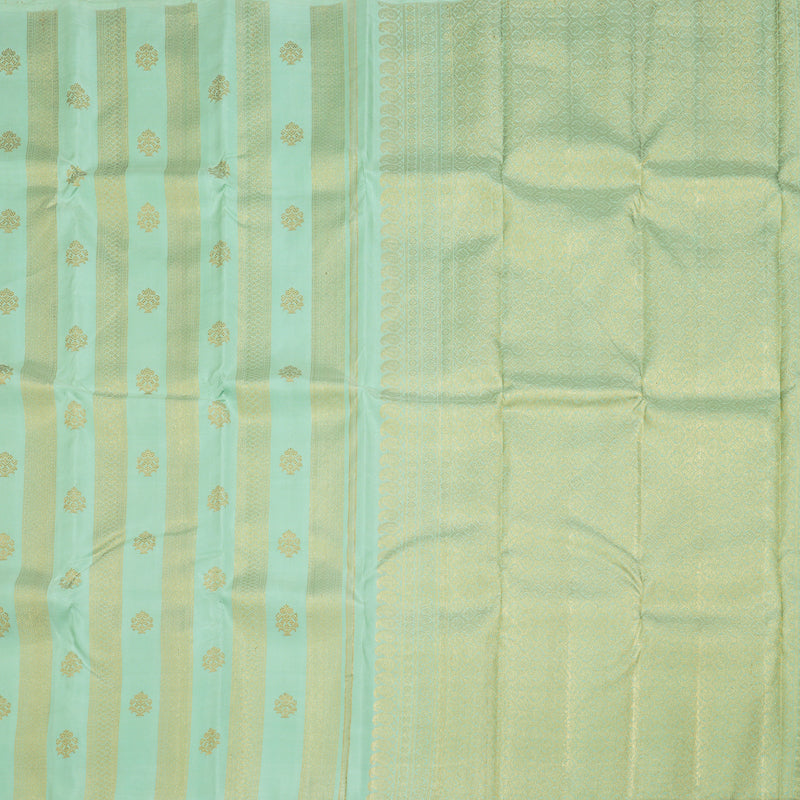 Hayagrivas Pastel Green Handloom Kanjivaram Silk Saree KBD1532A13-1