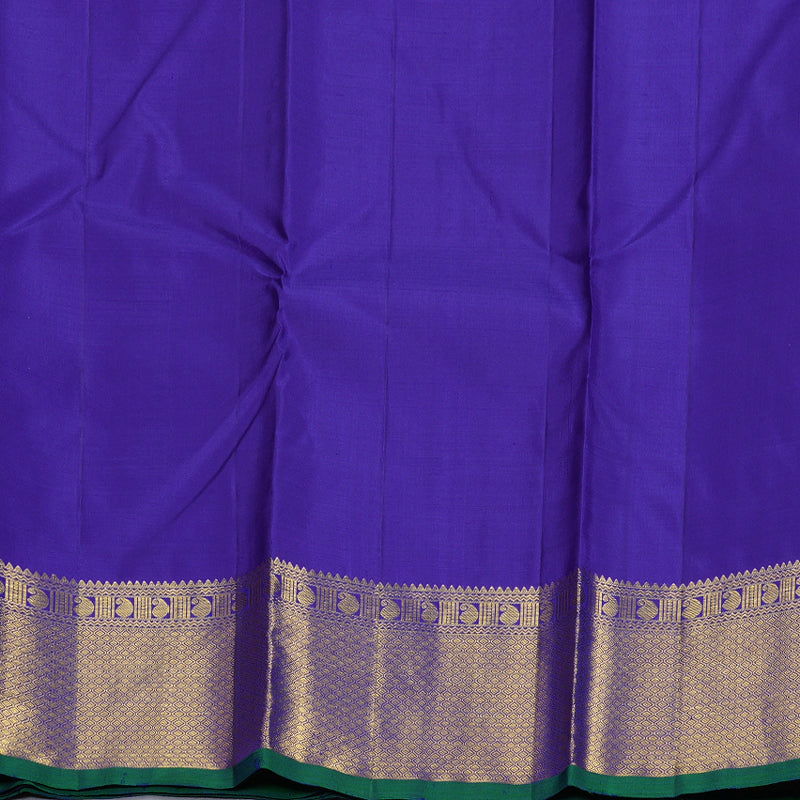 Hayagrivas Blue Handloom Kanjivaram Silk Saree KBD1532A3-1