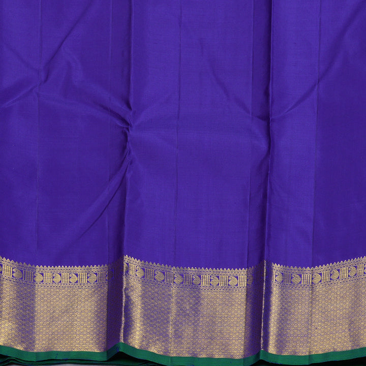 Hayagrivas Blue Handloom Kanjivaram Silk Saree KBD1532A3-1