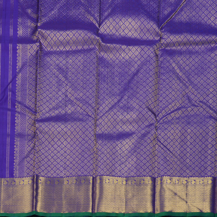 Hayagrivas Blue Handloom Kanjivaram Silk Saree KBD1532A3-1