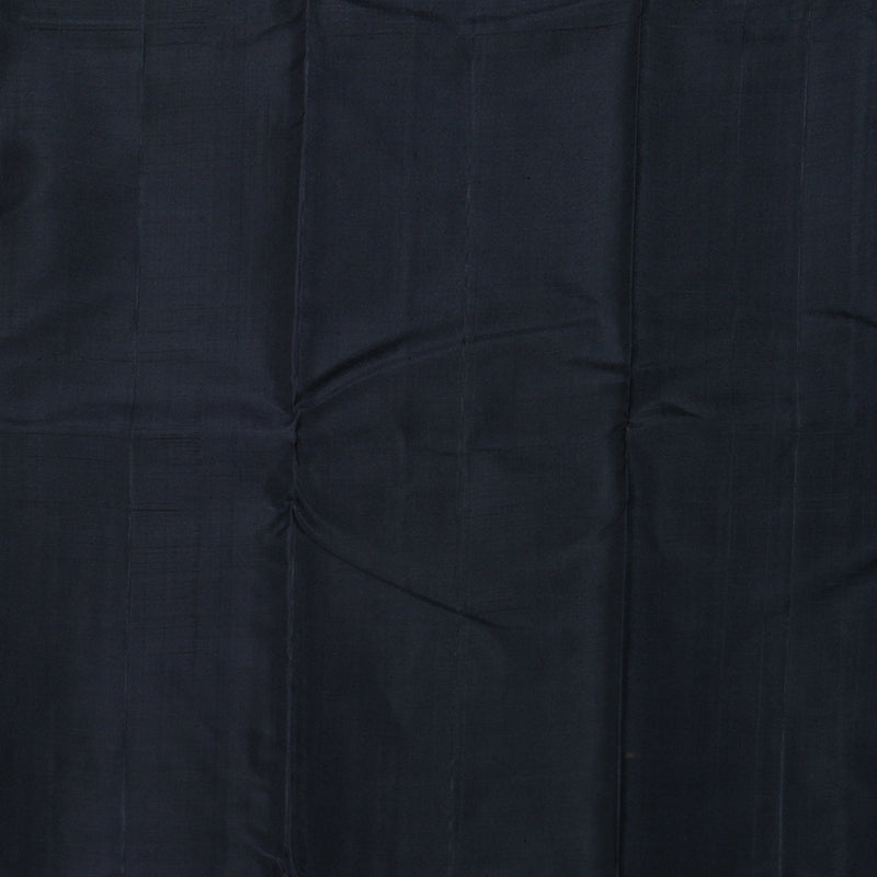 Hayagrivas Grey And Black Handloom Kanjivaram Silk Saree KBD1533A2-3