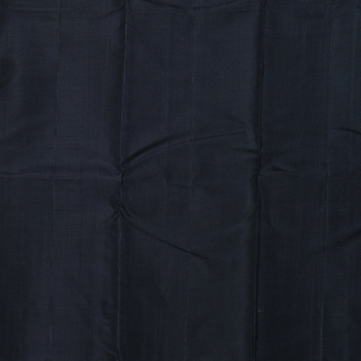 Hayagrivas Grey And Black Handloom Kanjivaram Silk Saree KBD1533A2-3