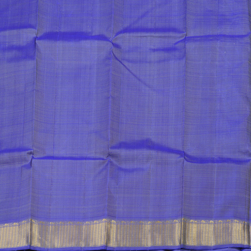 Hayagrivas Handloom Kanjivaram Silk Saree in Serene Light Pastel Blue KBD1536A8-10