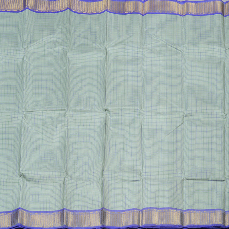 Hayagrivas Handloom Kanjivaram Silk Saree in Serene Light Pastel Blue KBD1536A8-10