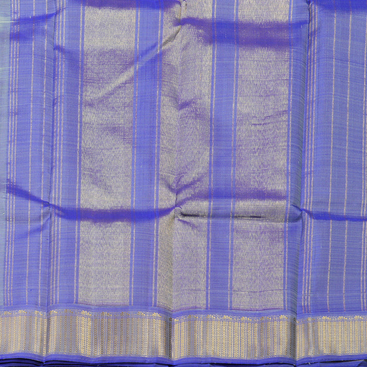 Hayagrivas Handloom Kanjivaram Silk Saree in Serene Light Pastel Blue KBD1536A8-10