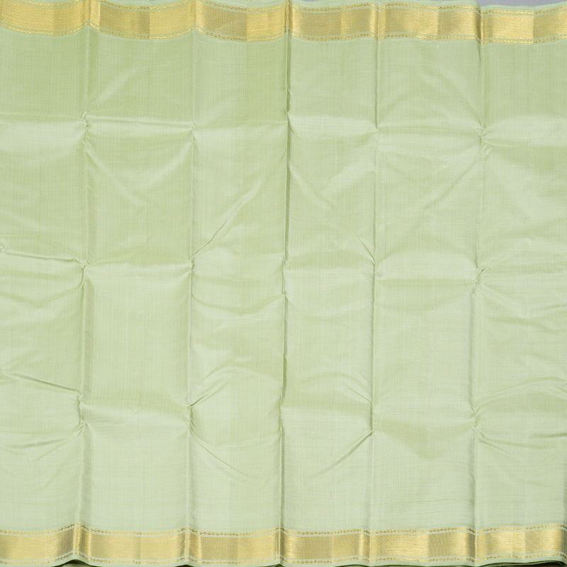 Hayagrivas Light Elaichi Green Handloom Kanjivaram Silk Saree KBD1536A8-5