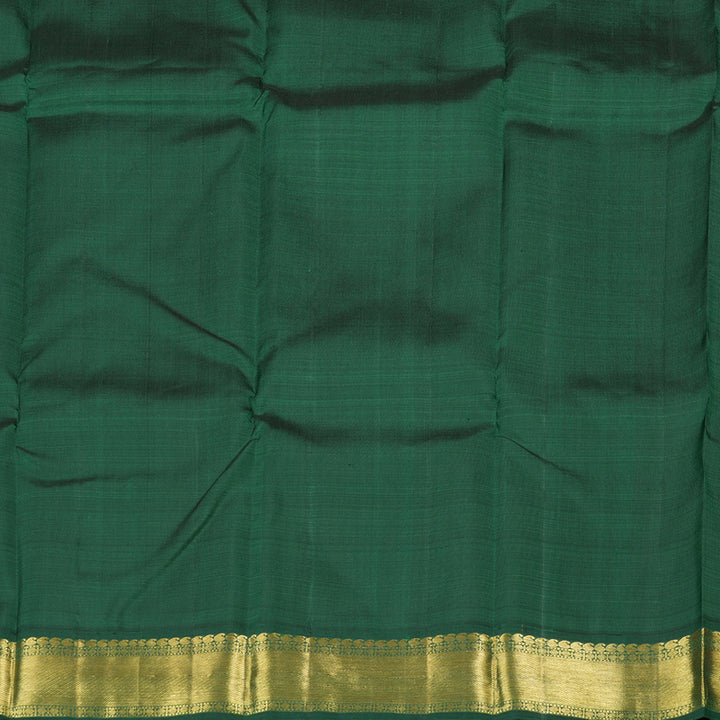 Hayagrivas Handloom Kanjivaram Silk Saree in Vibrant Orange KBD1538A2-6