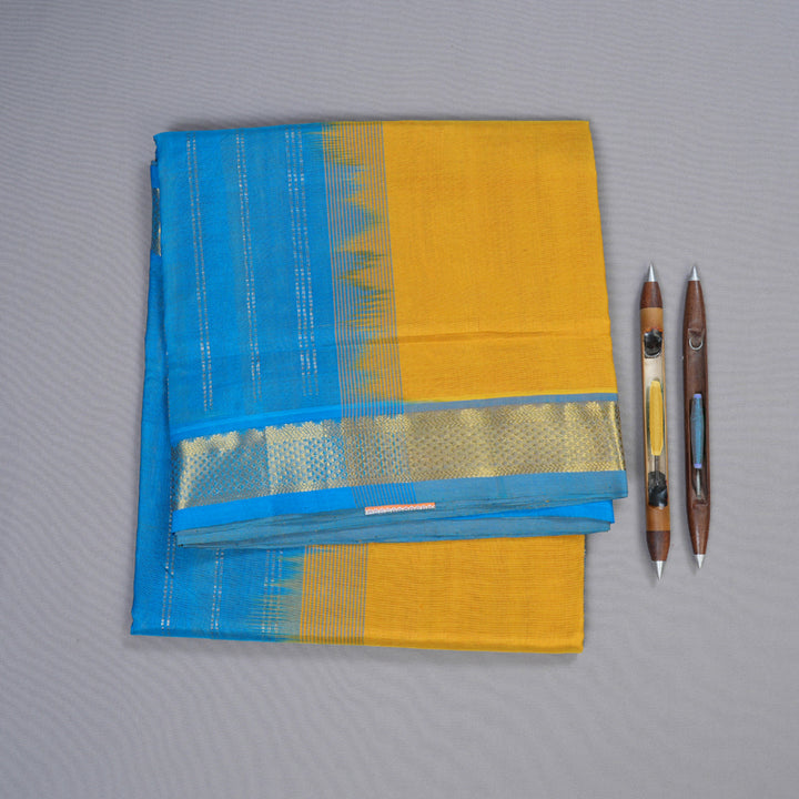 Hayagrivas Handloom Ten Yards Silk Cotton Saree KBD1541A1-4