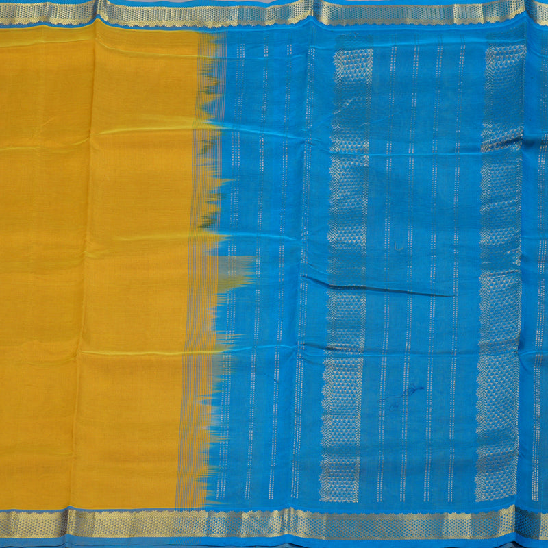 Hayagrivas Handloom Ten Yards Silk Cotton Saree KBD1541A1-4