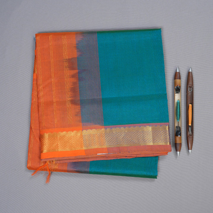 Hayagrivas Handloom Ten Yards Silk Cotton Saree KBD1541A1-6