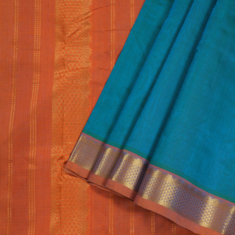 Hayagrivas Handloom Ten Yards Silk Cotton Saree KBD1541A1-6