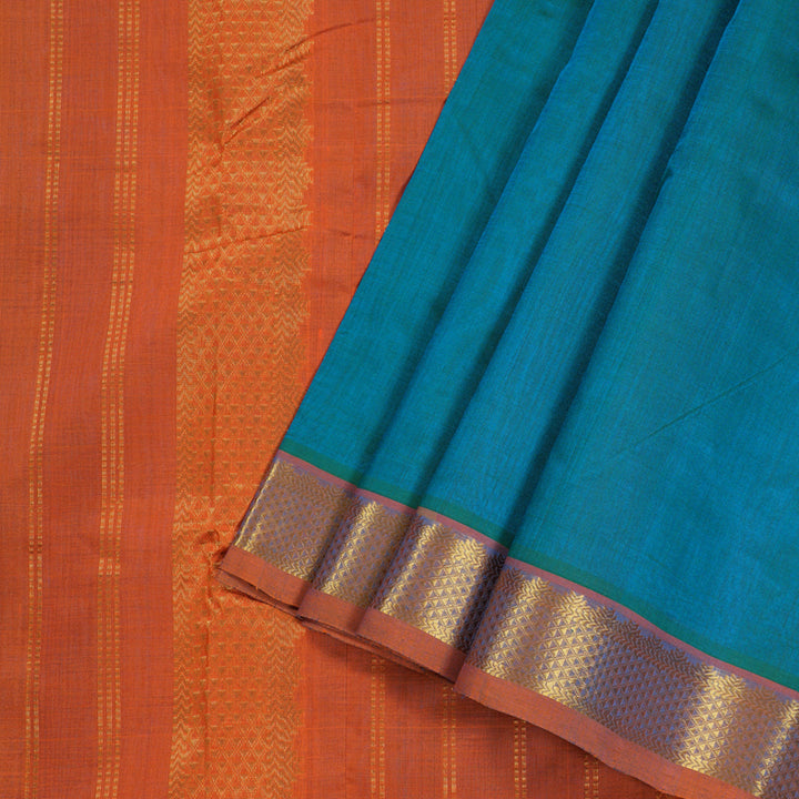 Hayagrivas Handloom Ten Yards Silk Cotton Saree KBD1541A1-6
