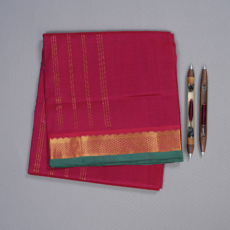 Hayagrivas Handloom Ten Yards Silk Cotton Saree KBD1541A1-7