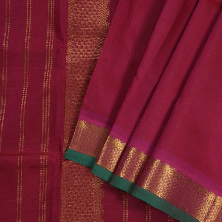 Hayagrivas Handloom Ten Yards Silk Cotton Saree KBD1541A1-7