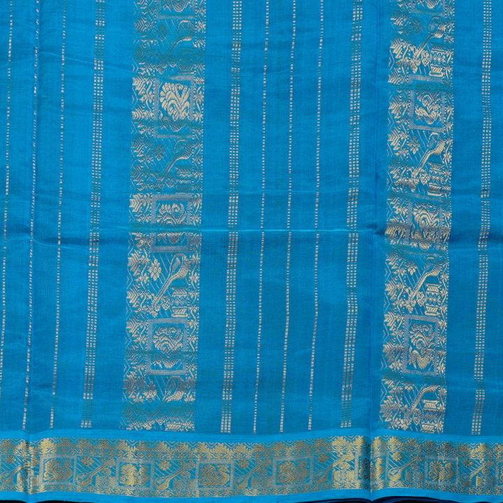 Hayagrivas Handloom Ten Yards Silk Cotton Saree KBD1541A2-3