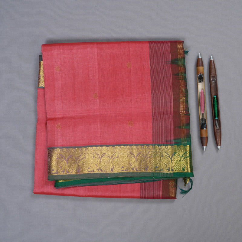 Hayagrivas Handloom Ten Yards Silk Cotton Saree KBD1541A2-4