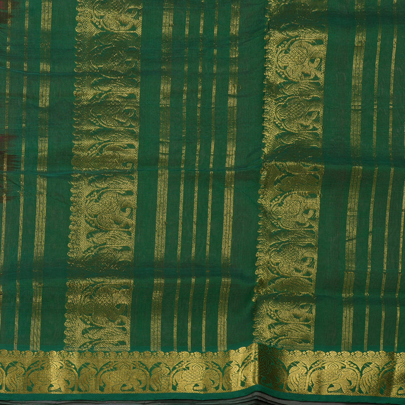 Hayagrivas Handloom Ten Yards Silk Cotton Saree KBD1541A2-4