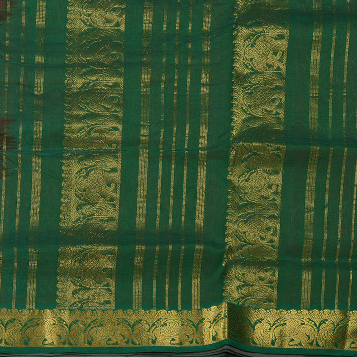 Hayagrivas Handloom Ten Yards Silk Cotton Saree KBD1541A2-4