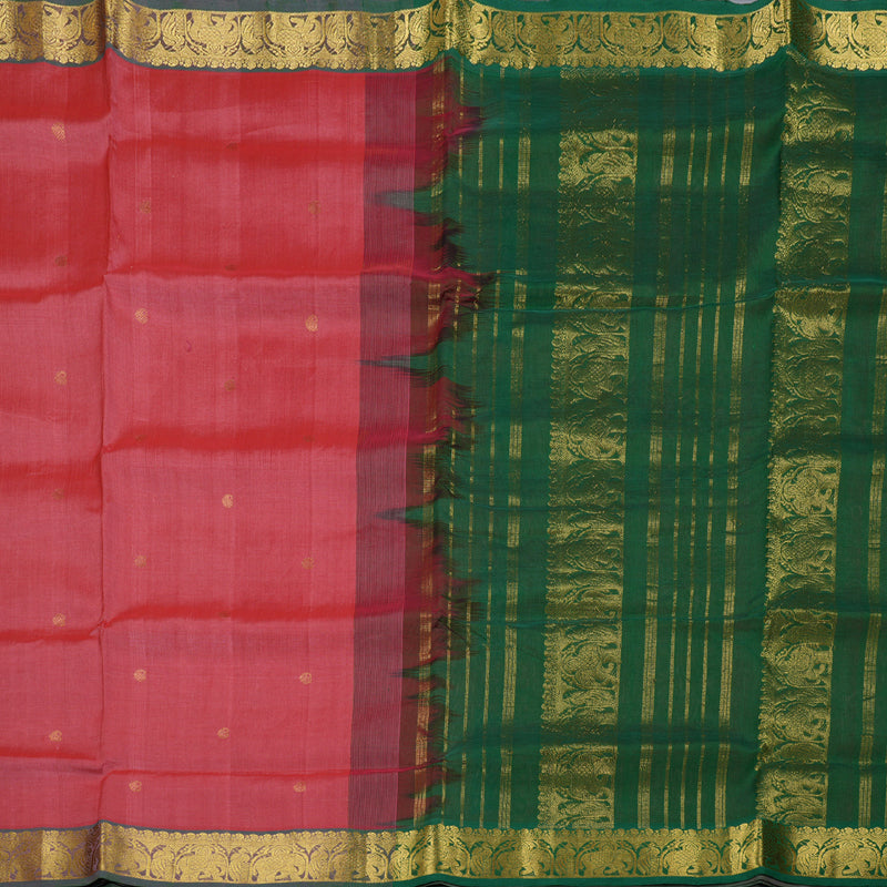 Hayagrivas Handloom Ten Yards Silk Cotton Saree KBD1541A2-4