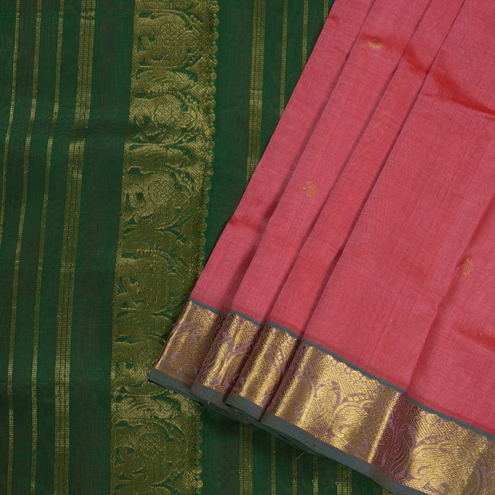 Hayagrivas Handloom Ten Yards Silk Cotton Saree KBD1541A2-4