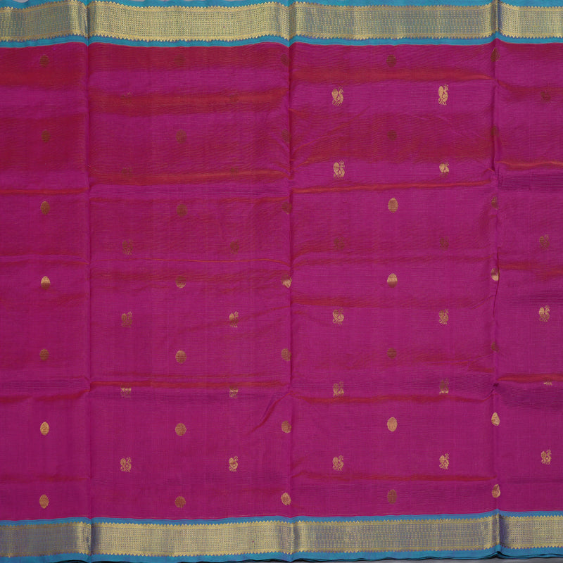 Hayagrivas Handloom Ten Yards Silk Cotton Saree KBD1541A3-1