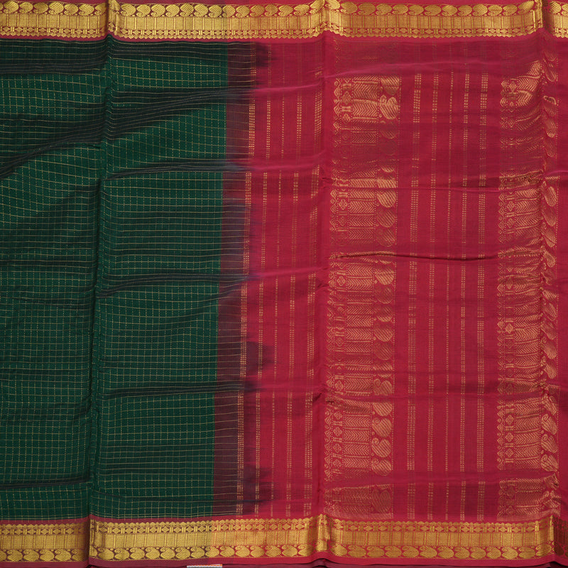 Hayagrivas Handloom Ten Yards Silk Cotton Saree KBD1541A6-2
