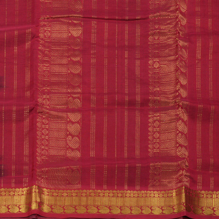 Hayagrivas Handloom Ten Yards Silk Cotton Saree KBD1541A6-2