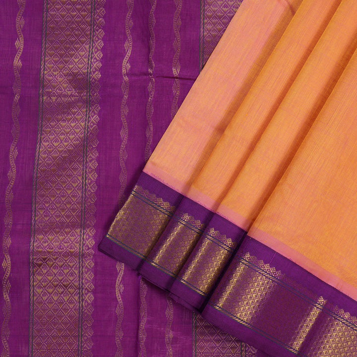 Hayagrivas Handloom Ten Yards Silk Cotton Saree KBD1541A9-1