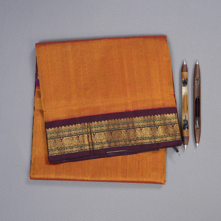 Hayagrivas Handloom Ten Yards Silk Cotton Saree KBD1541A9-2