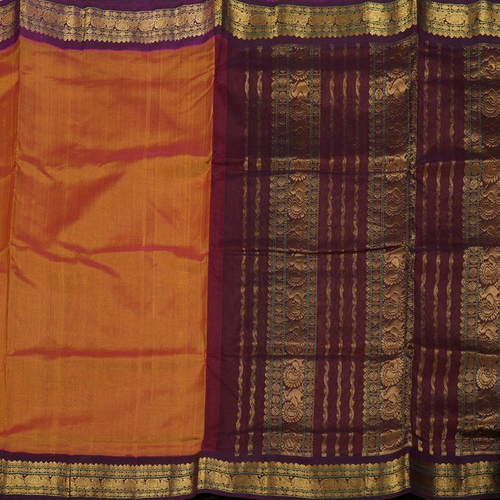 Hayagrivas Handloom Ten Yards Silk Cotton Saree KBD1541A9-2