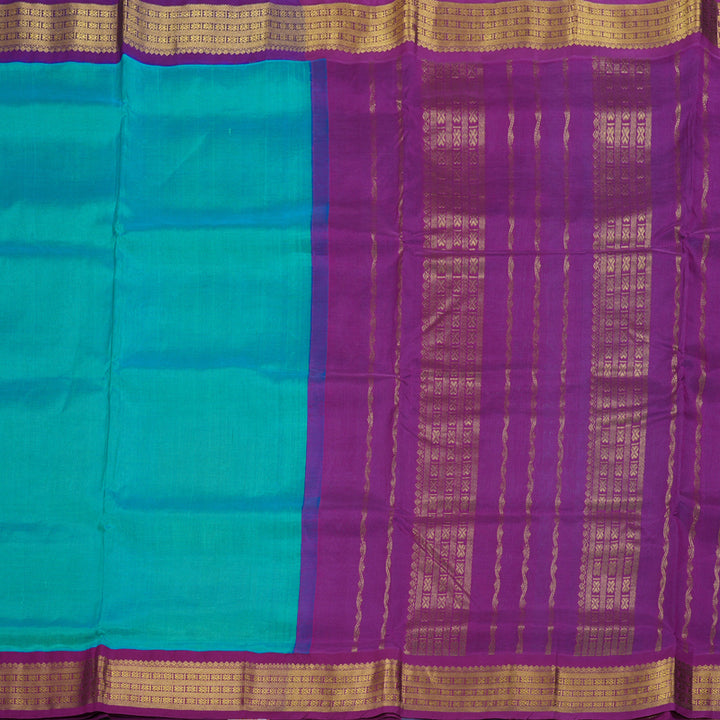 Hayagrivas Handloom Ten Yards Silk Cotton Saree KBD1541A9-3