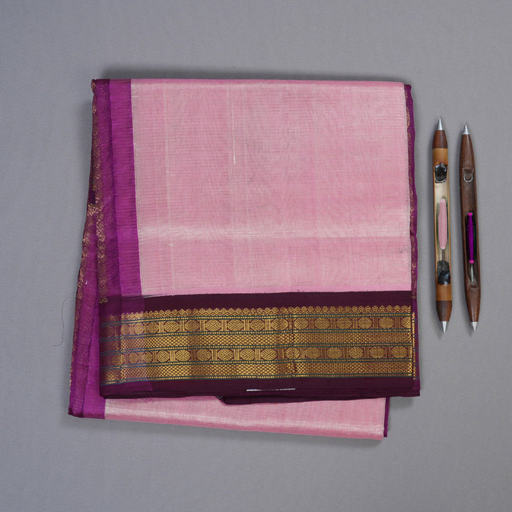 Hayagrivas Handloom Ten Yards Silk Cotton Saree KBD1541A9-5