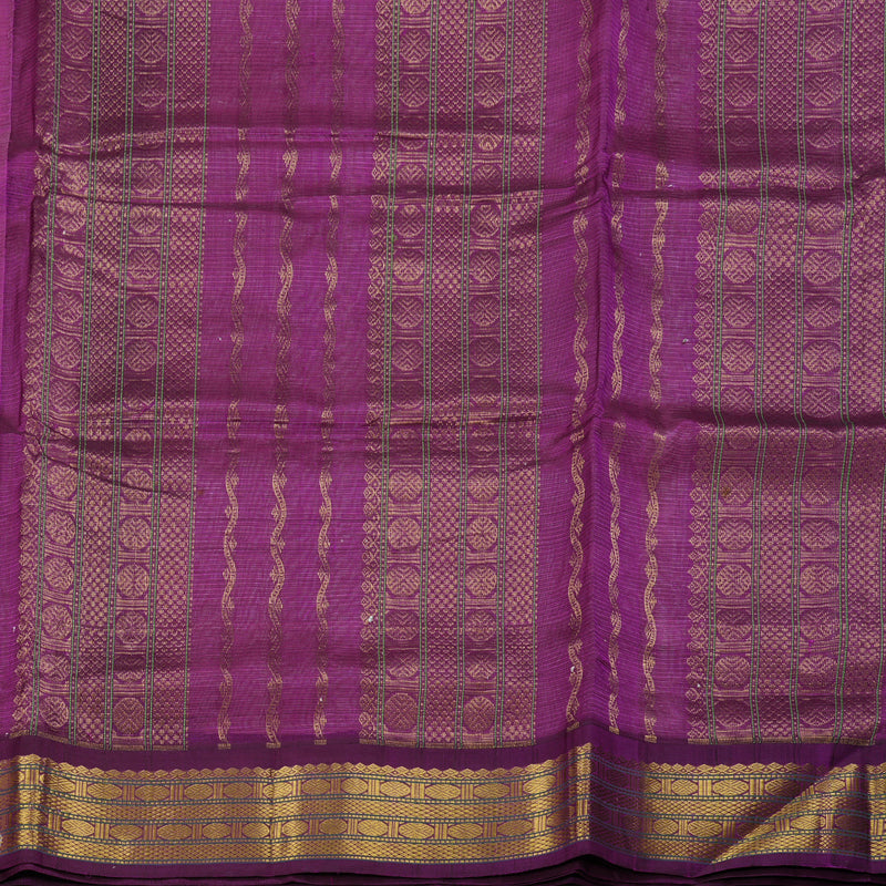 Hayagrivas Handloom Ten Yards Silk Cotton Saree KBD1541A9-5