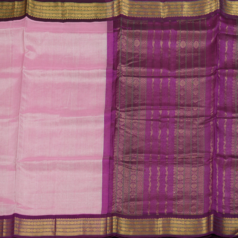 Hayagrivas Handloom Ten Yards Silk Cotton Saree KBD1541A9-5