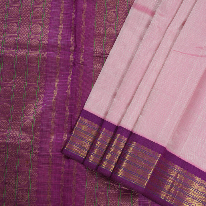 Hayagrivas Handloom Ten Yards Silk Cotton Saree KBD1541A9-5