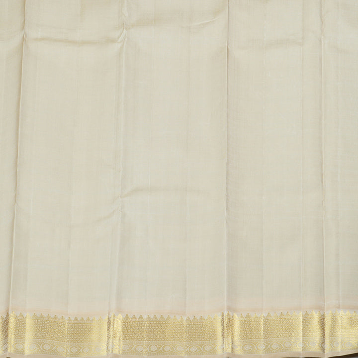 Hayagrivas Handloom Kanjivaram Silk Saree in Lush Bottle Green KBD1542A1-1