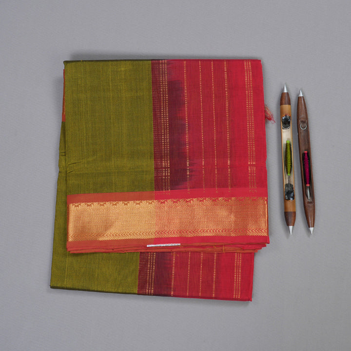 Hayagrivas Handloom Pure Silk Cotton Saree KBD1543A2-5
