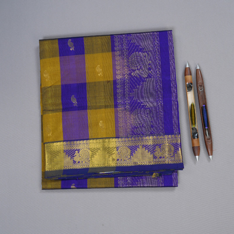 Hayagrivas Handloom Silk Cotton Saree KBD1543A4-2