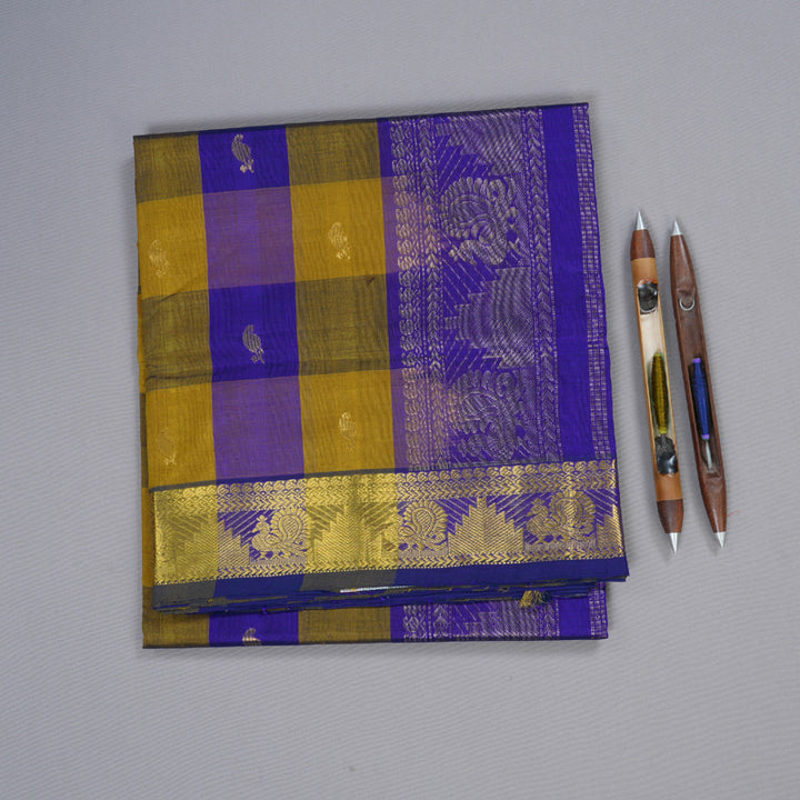 Hayagrivas Handloom Silk Cotton Saree KBD1543A4-2
