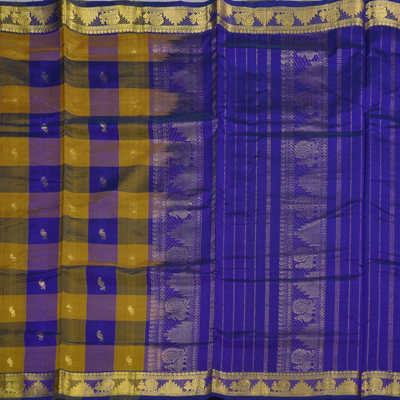 Hayagrivas Handloom Silk Cotton Saree KBD1543A4-2
