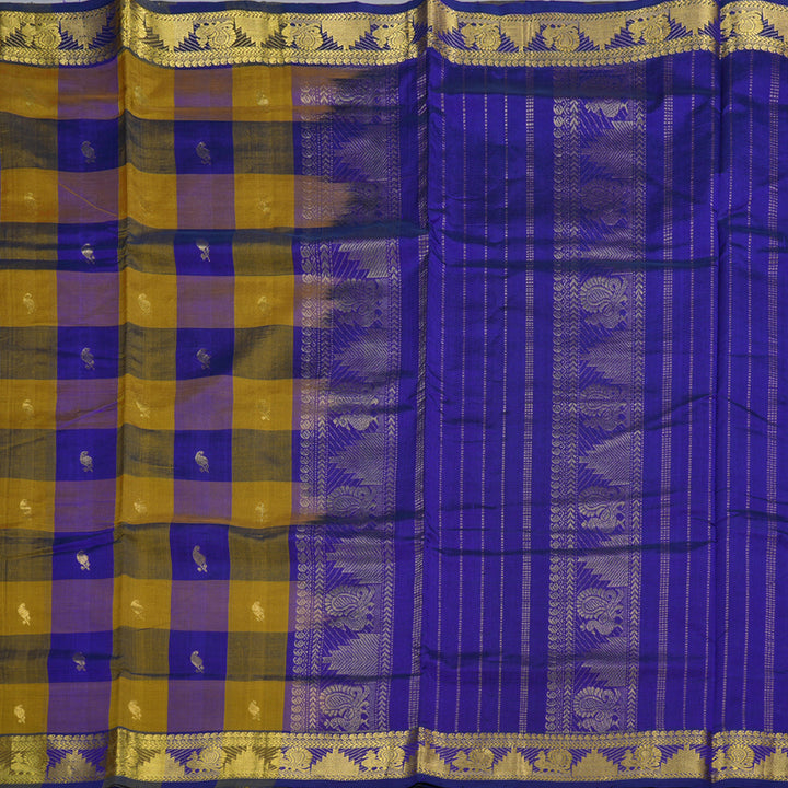 Hayagrivas Handloom Silk Cotton Saree KBD1543A4-2