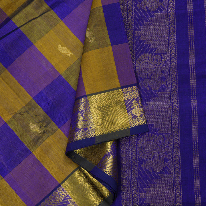 Hayagrivas Handloom Silk Cotton Saree KBD1543A4-2
