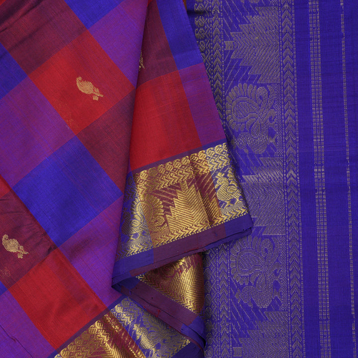 Hayagrivas Handloom Silk Cotton Saree KBD1543A4-5