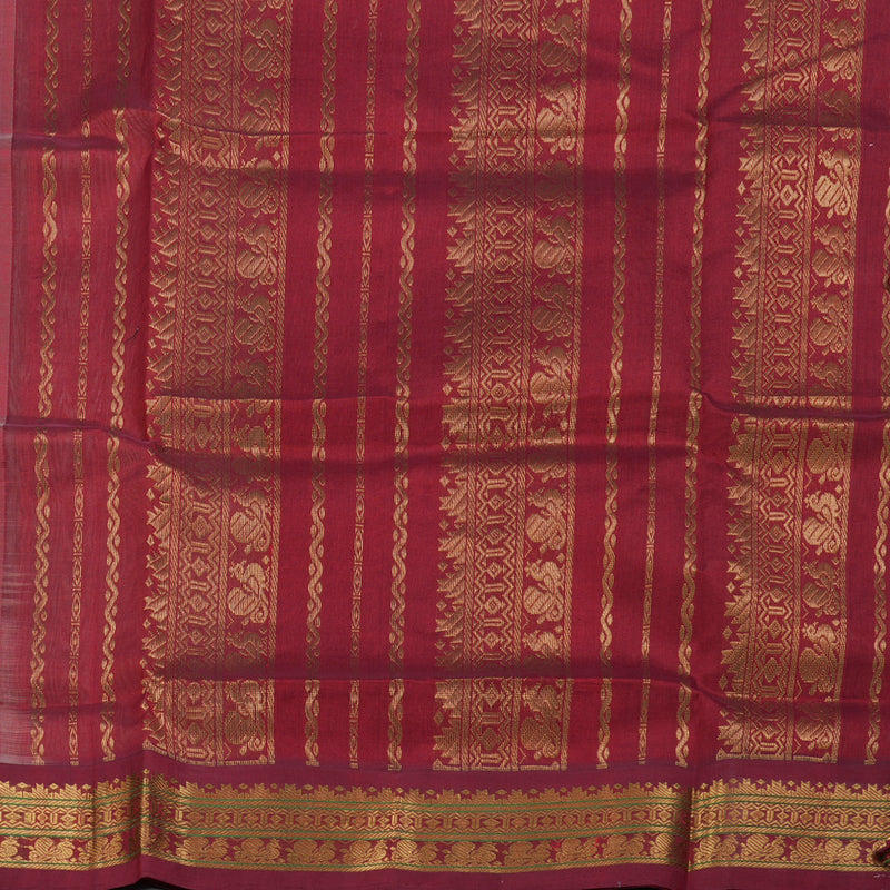 Hayagrivas Hnadloom Korvai Silk Cotton Saree KBD1544A1-11