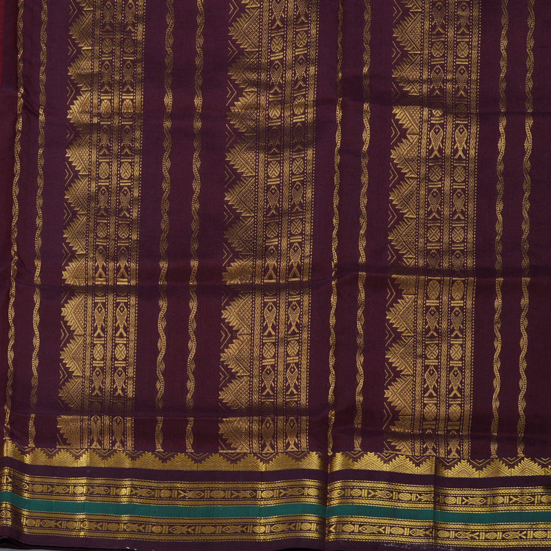 Hayagrivas Handloom Silk Cotton Saree KBD1544A1-3