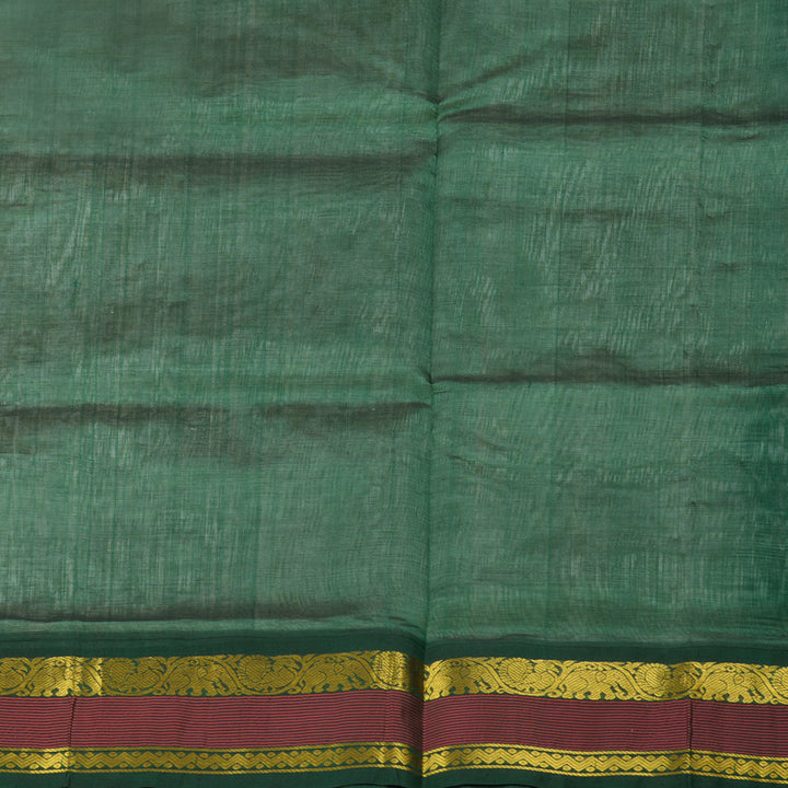 Hayagrivas Handloom Korvai Silk Cotton Saree in Serene Half White KBD1544A1-5