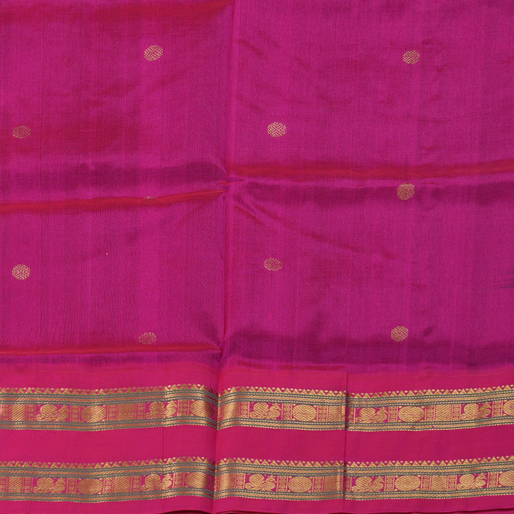 Hayagrivas Handloom Retta Pettu Korvai Silk Cotton Saree KBD1544A10-5