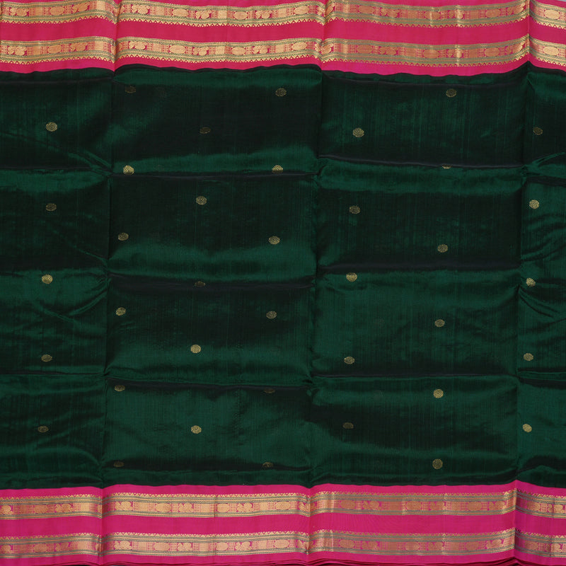 Hayagrivas Handloom Retta Pettu Korvai Silk Cotton Saree KBD1544A10-5
